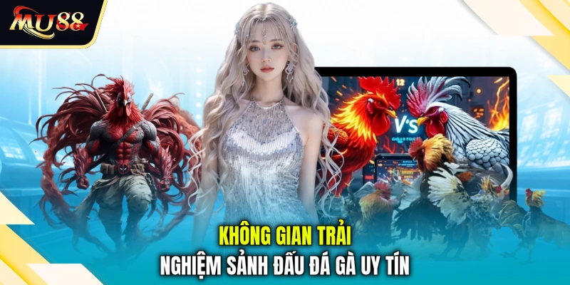 Không gian trải nghiệm sảnh đấu đá gà uy tín